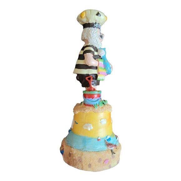 Hersheys Chocolate Collectible Kurt Adler Figurine Bell Summer Beach Ocean 2000 - Picture 2 of 5
